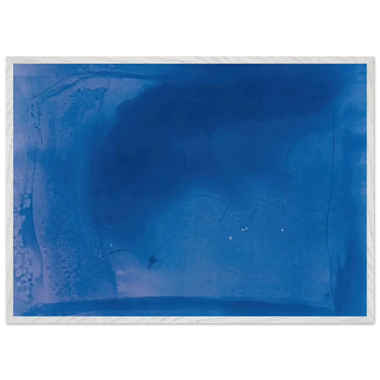 Helen Frankenthaler - Corot s Mark - 1987 Wall art - 45x60 cm / 18x24 Inches - Premium Wooden Framed Poster With Fine Art Paper - Wood frame