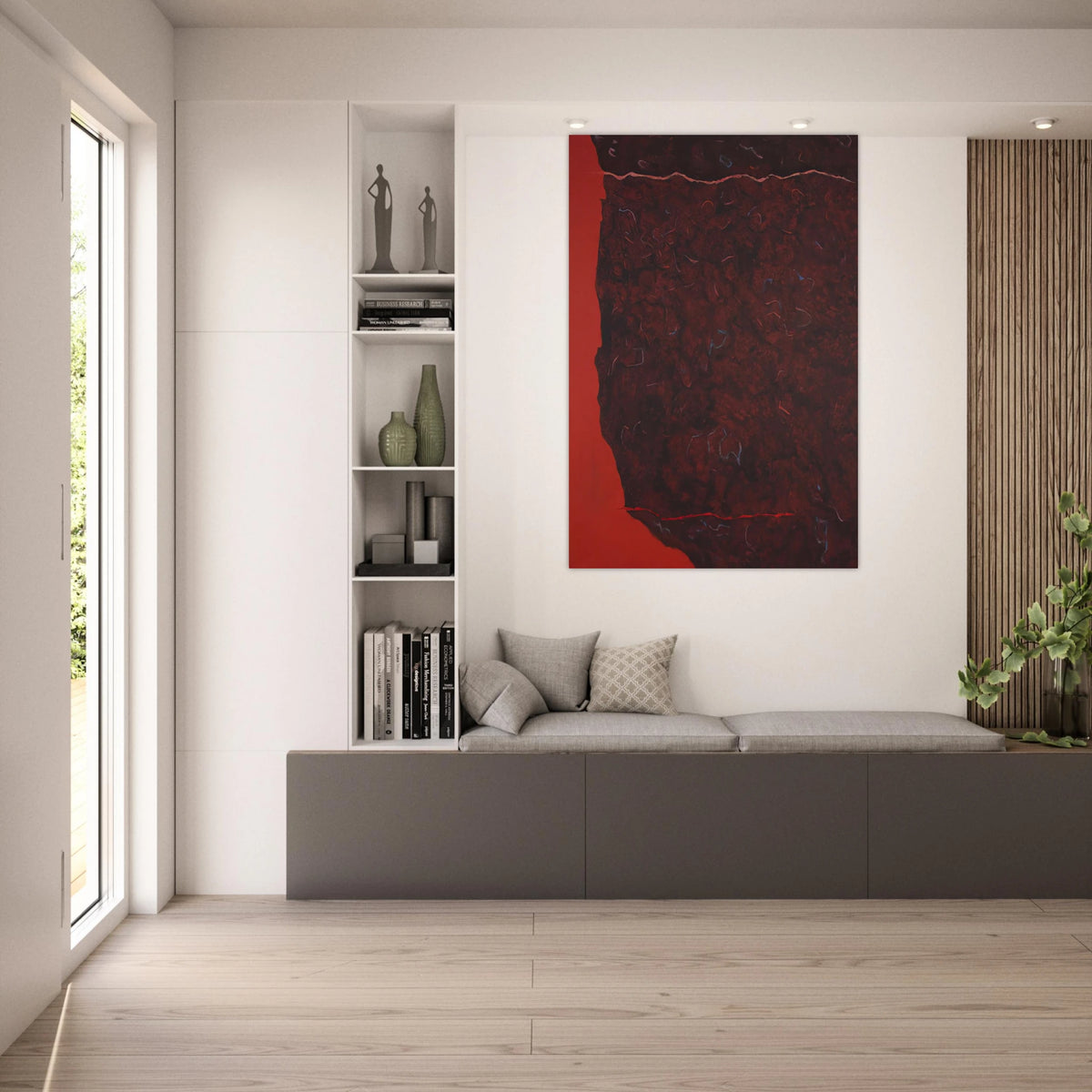 Edge of Burning Brush - 1986 - Theodoros Stamos Art Prints - 100x150 cm / 40x60″ inches | Theodoros Stamos Poster | Theodoros Stamos Prints