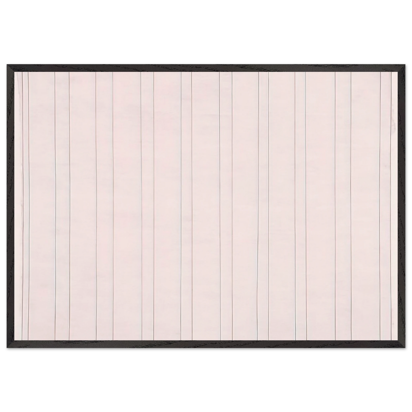 Praise - Agnes Martin 70x100 cm / 28x40 inches Framed Art Print – Black Wooden Frame