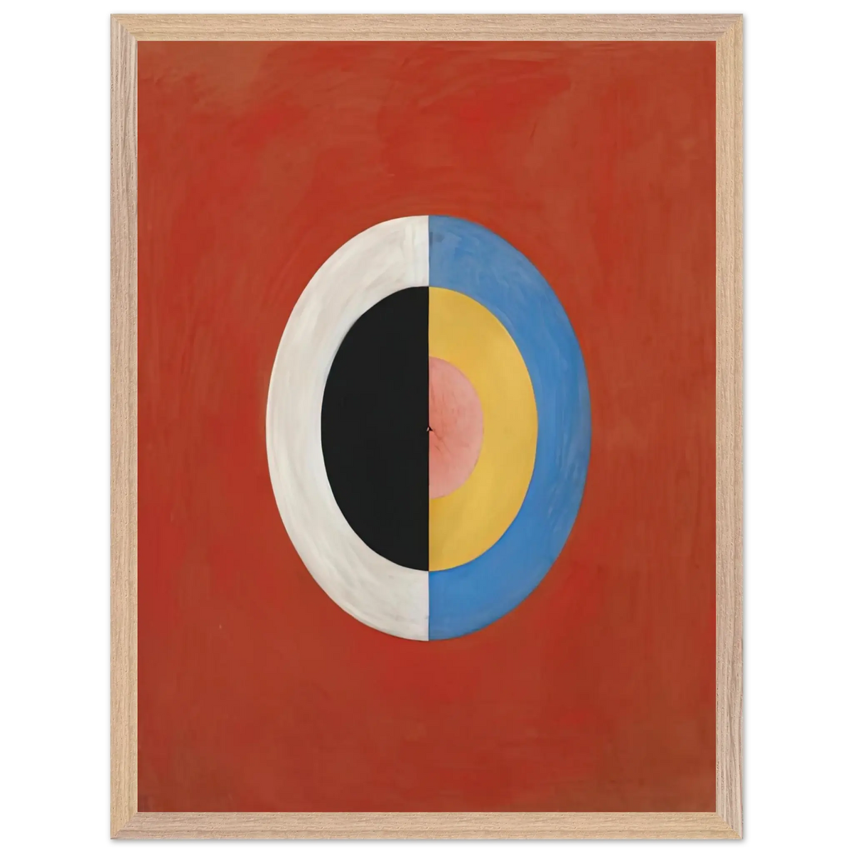 Hilma af Klint - THE SWAN NO 17 1915 0 Wall art - 30x40 cm / 12x16 Inches - Fine Art Poster - -