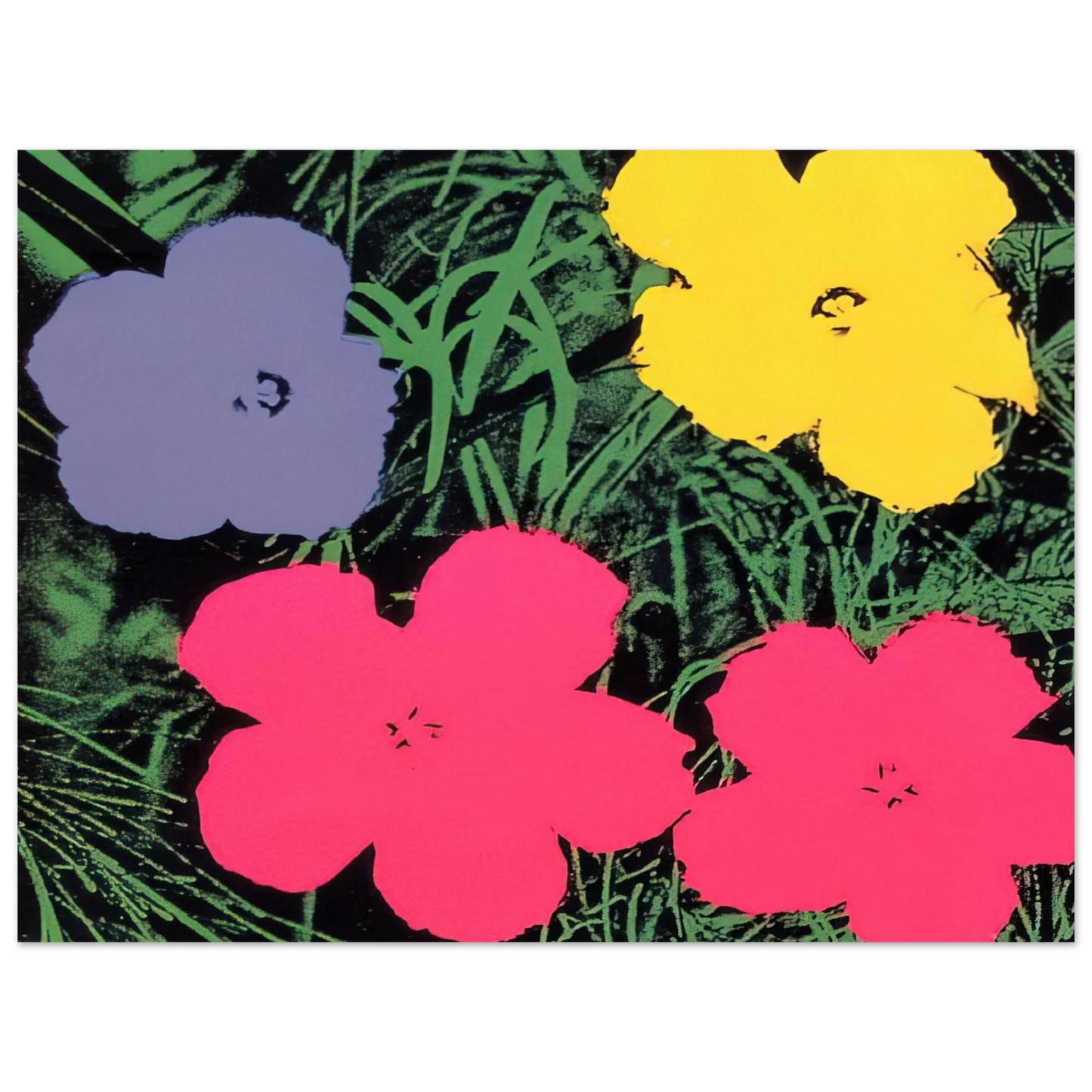 Andy Warhol - Flowers Fine Art Poster