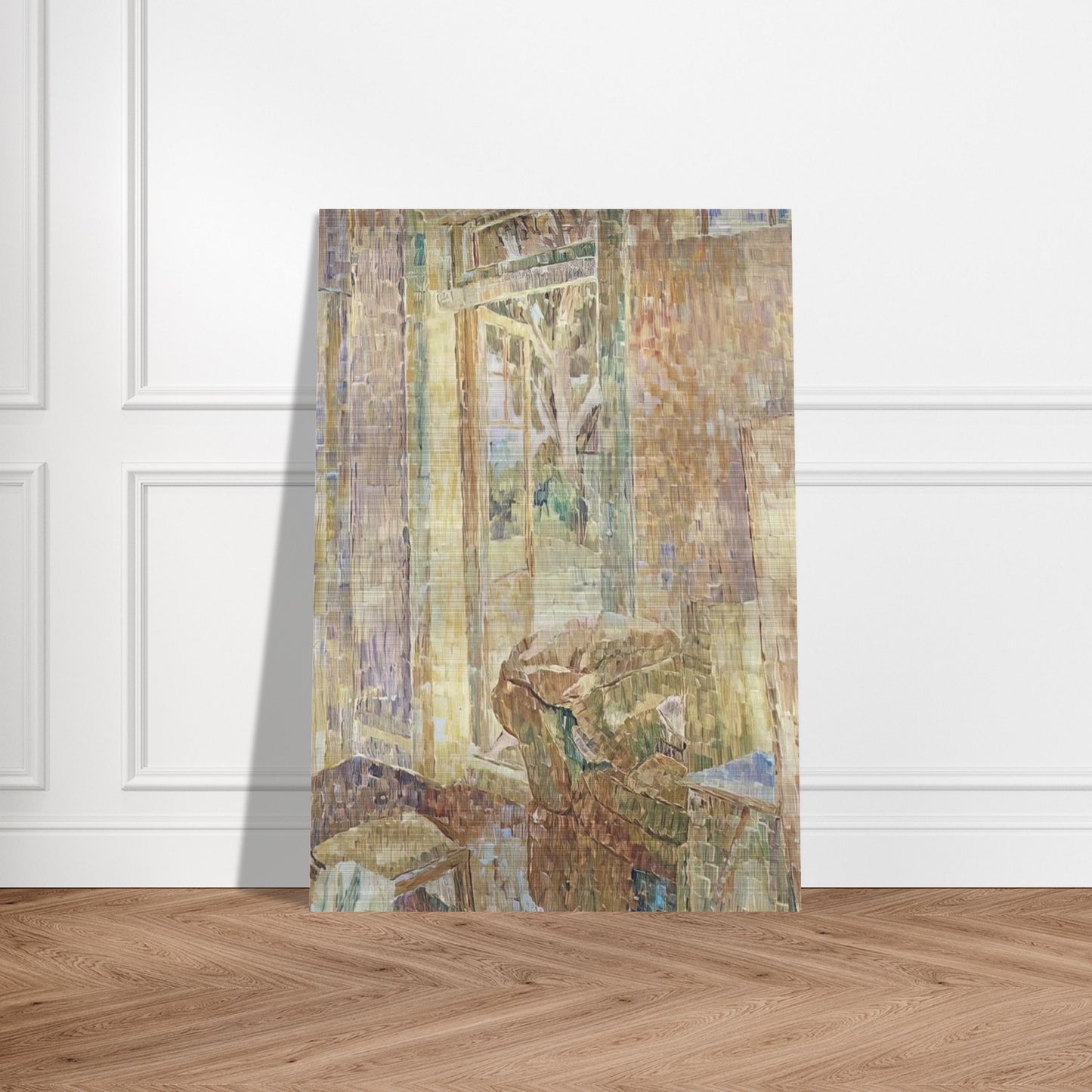 Door into the garden - 1947 - Grace Cossington Smith Brushed Aluminum Print - 70x100 cm / 28x40 inches | Grace Cossington Smith Aluminum Print | Grace Cossington Smith Prints