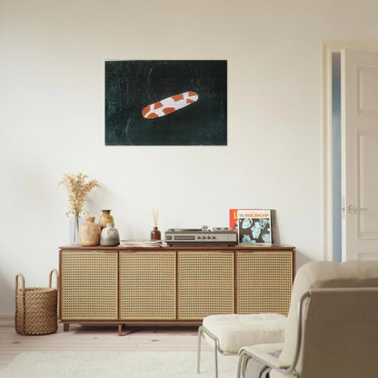 The Hermaphrodite - 1957 - Forrest Bess Brushed Aluminum Print - 70x100 cm / 28x40 inches | Forrest Bess Aluminum Print | Forrest Bess Prints