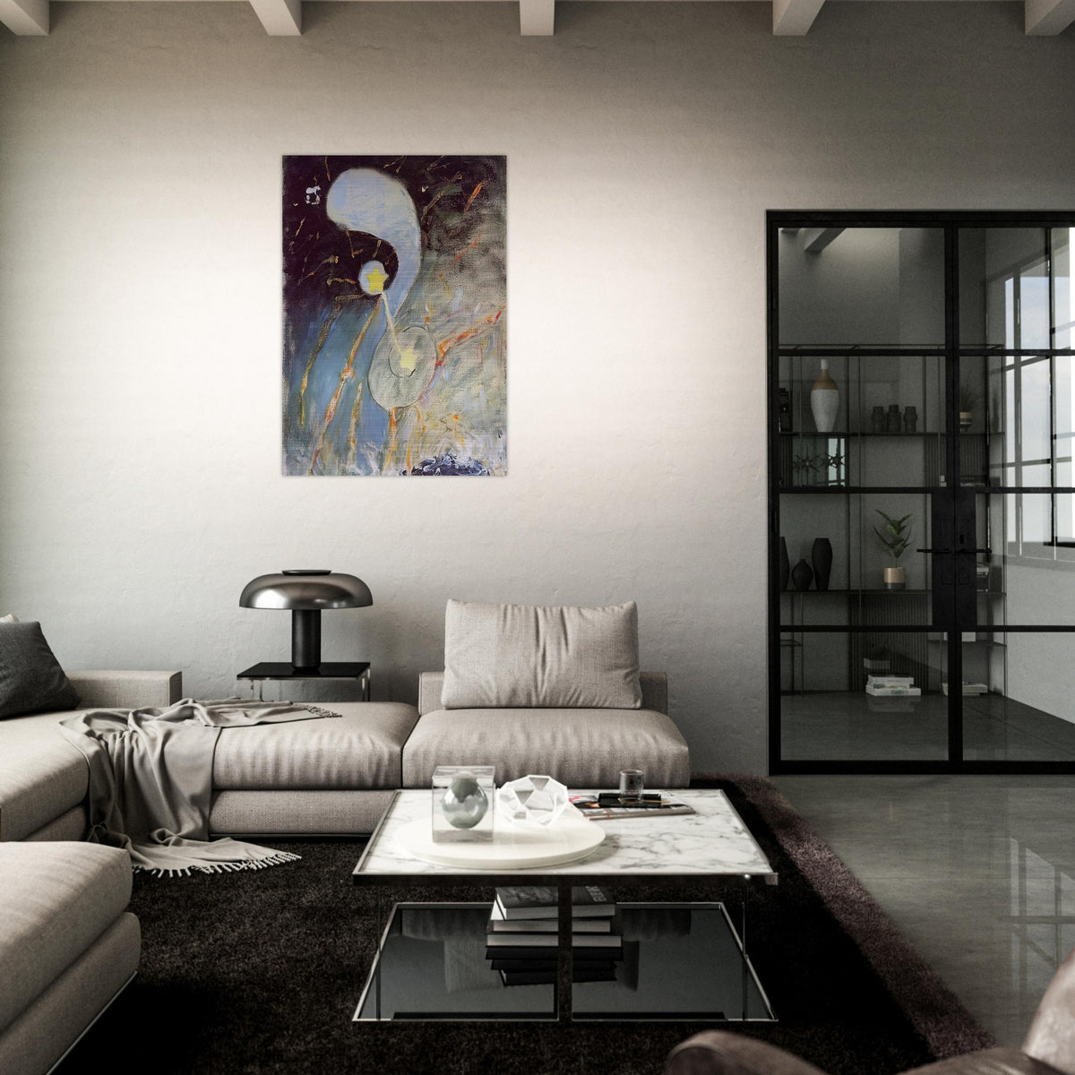 CHAOS NR 2 1906 - Hilma af Klint Brushed Aluminum Print - 70x100 cm / 28x40 inches | Hilma af Klint Aluminum Print | Hilma af Klint Prints