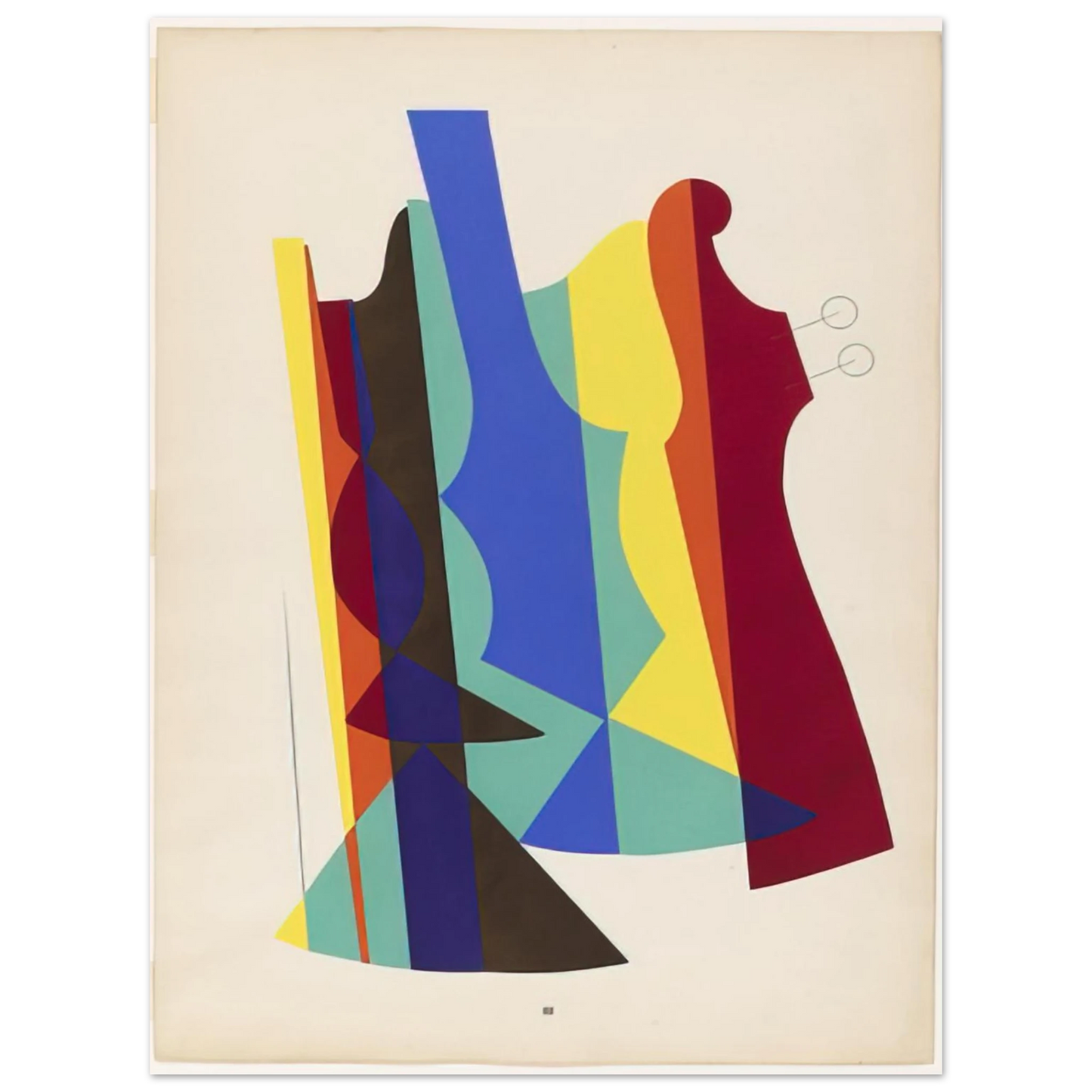 Man Ray - ORCHESTRA FROM THE PORTFOLIO REVOLVING DOORS 1926  75x100 cm / 30x40inches Fine Art Poster