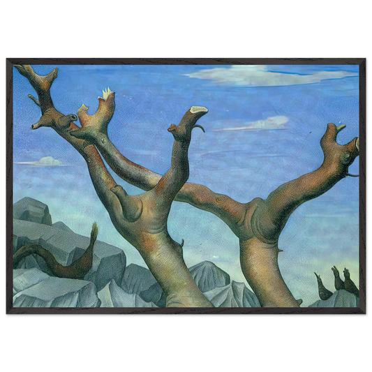 NOTDETECTED213153 - Diego Rivera 70x100 cm / 28x40 inches Framed Art Print – Black Wooden Frame