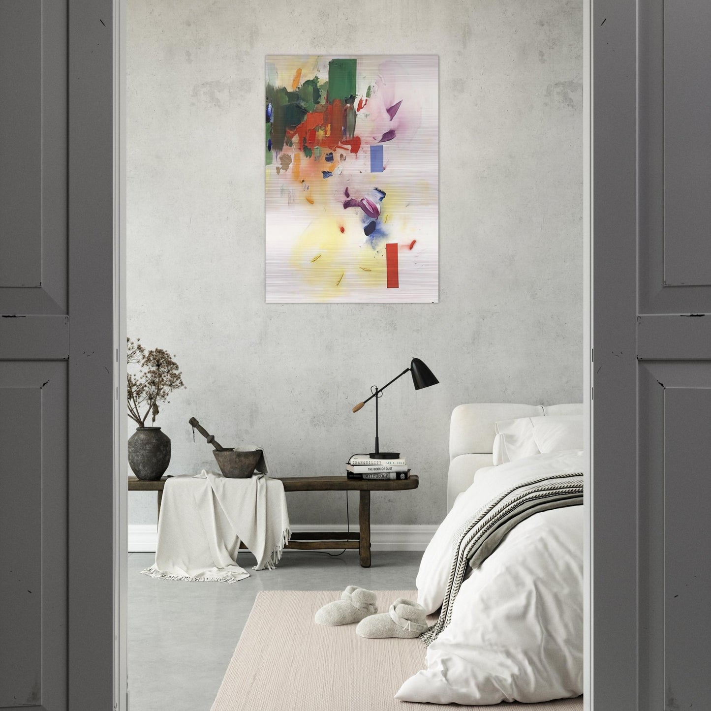 The Castle - Hans Hofmann Brushed Aluminum Print - 70x100 cm / 28x40 inches | Hans Hofmann Aluminum Print | Hans Hofmann Prints