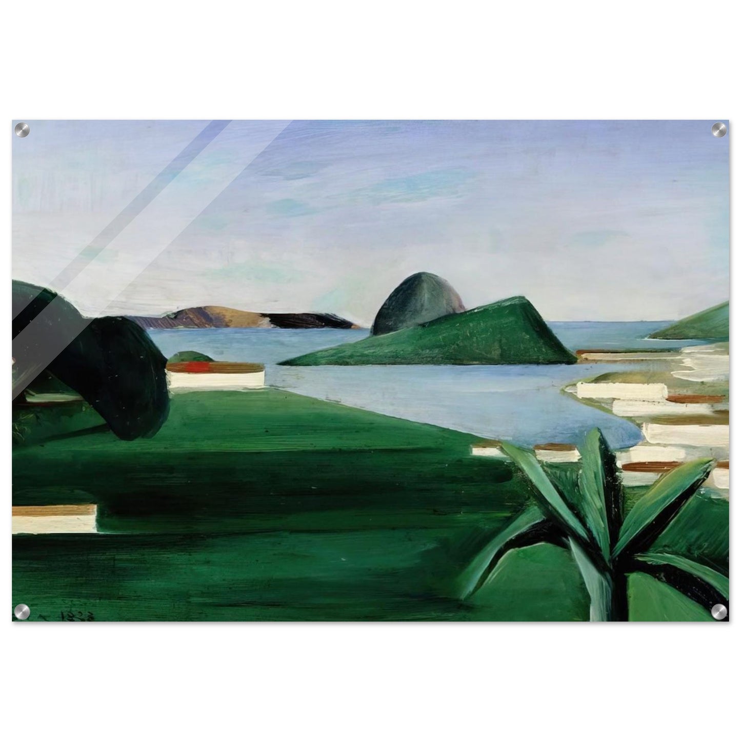 Rio de Janeiro - Tarsila do Amaral Acrylic Print - 70x100 cm / 28x40″ inches | Tarsila do Amaral Wall Art | Tarsila do Amaral Prints