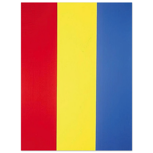 Brice Marden - Red Yellow Blue Painting No. 1 - 1974  75x100 cm / 30x40inches Fine Art Poster