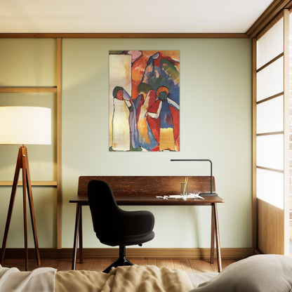 IMPROVISATION 6 AFRICAN 1909 - Wassily Kandinsky Brushed Aluminum Print - 70x100 cm / 28x40 inches | Wassily Kandinsky Aluminum Print | Wassily Kandinsky Prints
