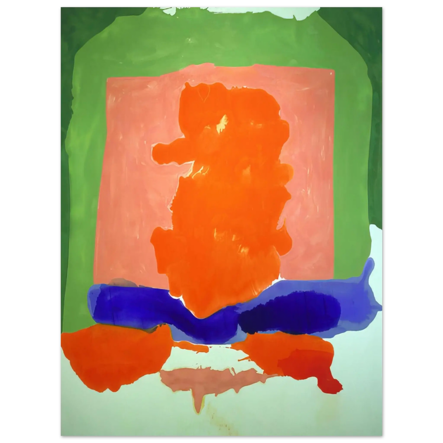 Helen Frankenthaler - Small s Paradise - 1964 Wall art - 13x18 cm / 5x7 Inches - Fine Art Poster - -