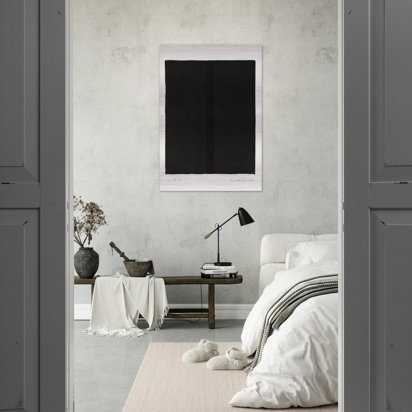 Canto IV - Barnett Newman Brushed Aluminum Print - 70x100 cm / 28x40 inches | Barnett Newman Aluminum Print | Barnett Newman Prints