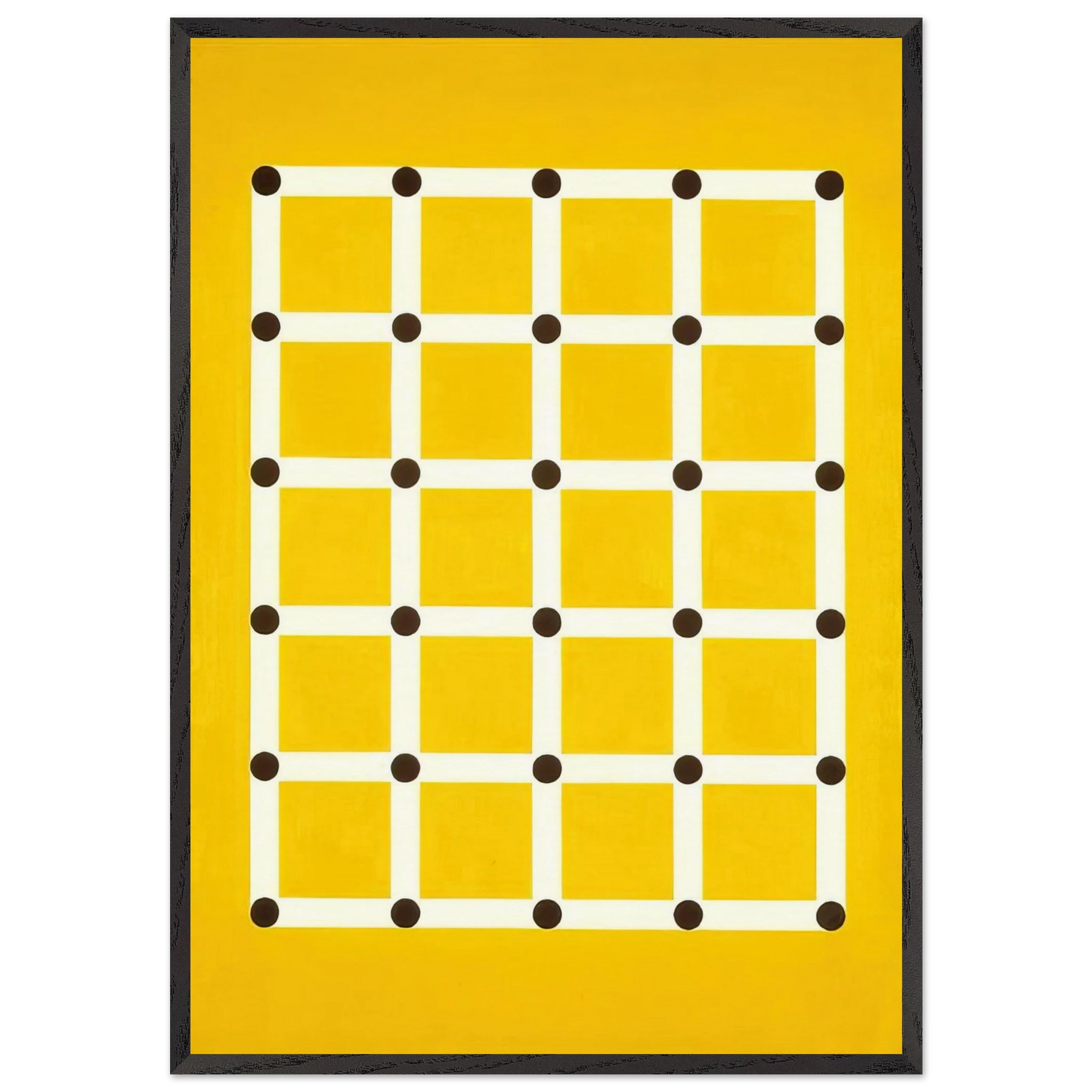 Trellis - 1962 - Jeremy Moon 70x100 cm / 28x40 inches Framed Art Print – Black Wooden Frame