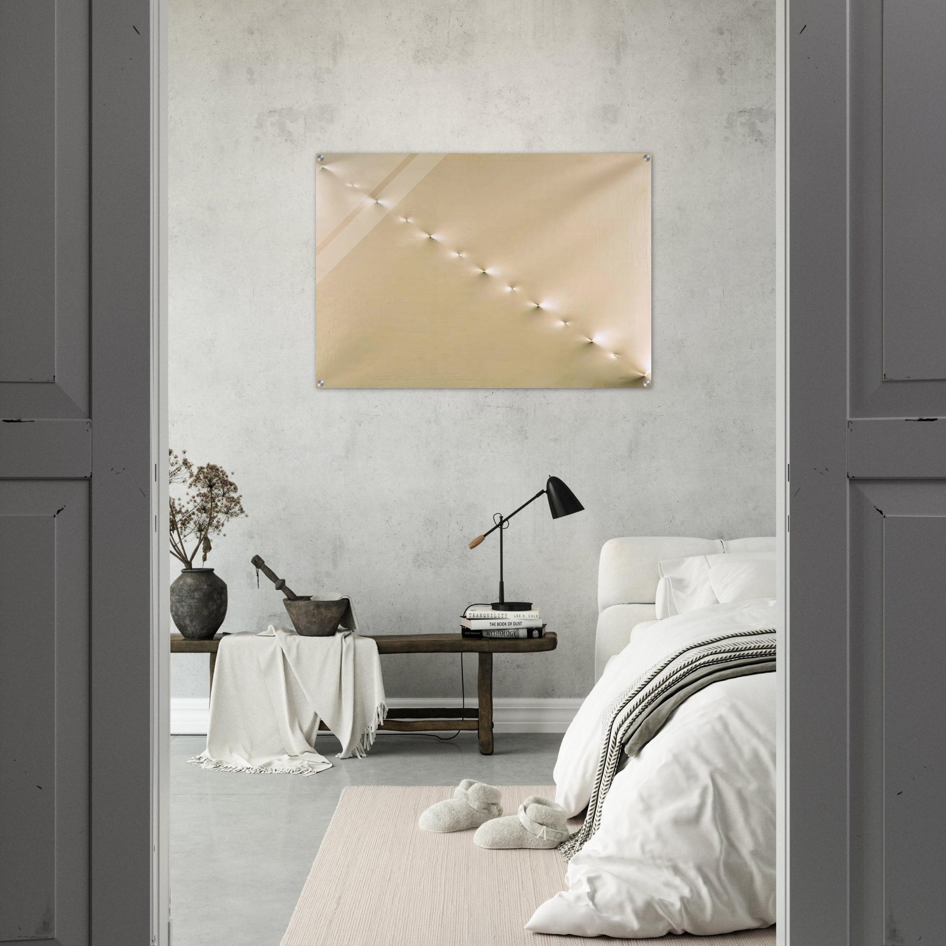 Untitled - Spatialism - Enrico Castellani Acrylic Print - 70x100 cm / 28x40″ inches