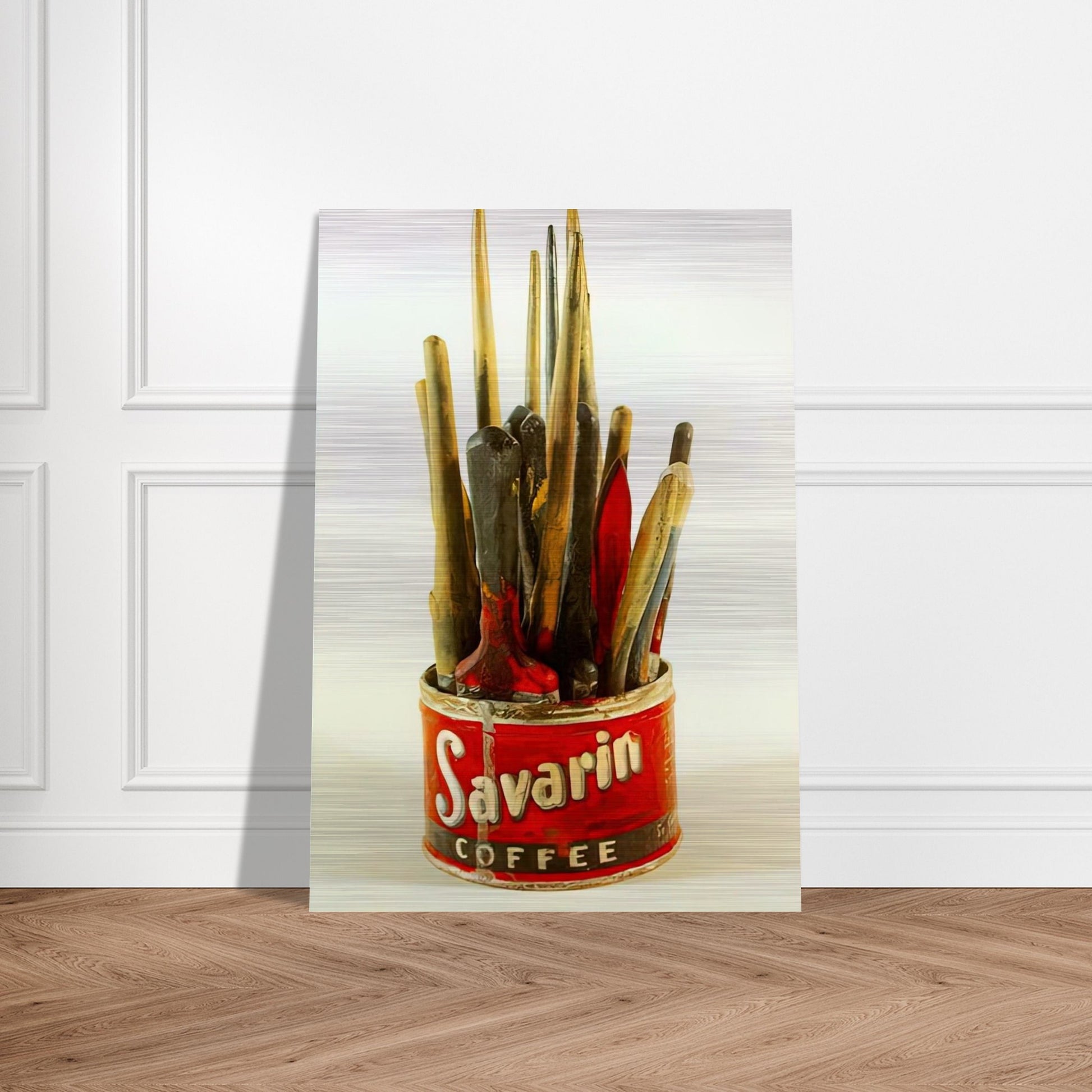 PAINTED BRONZE - Jasper Johns Brushed Aluminum Print - 70x100 cm / 28x40 inches | Jasper Johns Aluminum Print | Jasper Johns Prints
