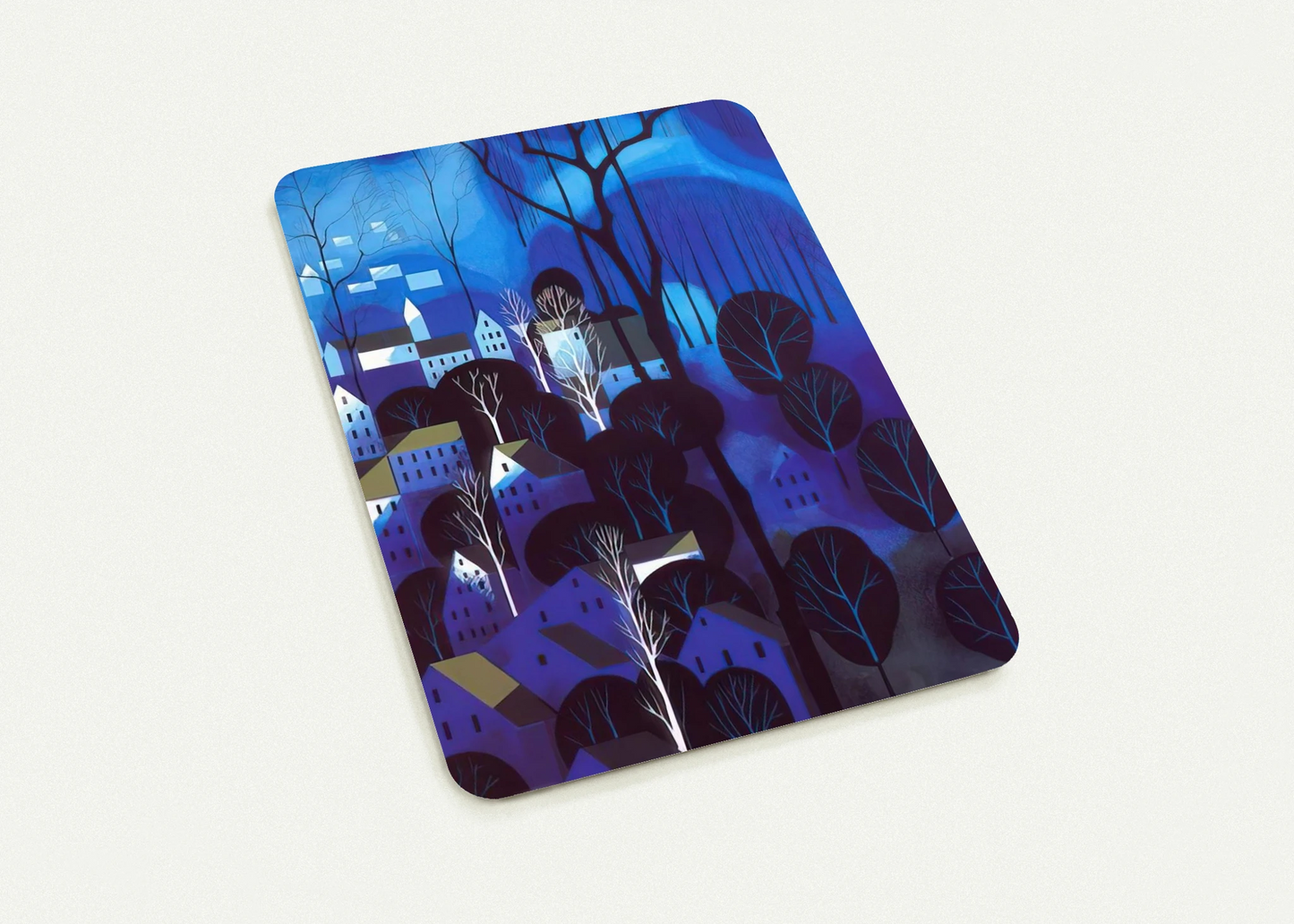 Midnight Blue By Eyvind Earle Pack of 10 Post Cards | Eyvind Earle Post Cards | A6 (10.5 x 14.8 cm) - 4.1 x 5.8 inches