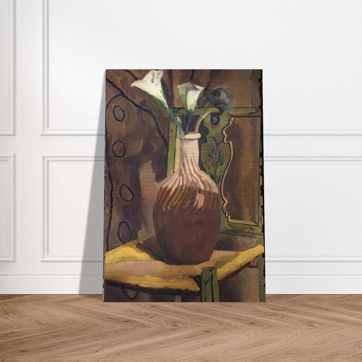 ARUM LILIES 1919 - Vanessa Bell Brushed Aluminum Print - 70x100 cm / 28x40 inches | Vanessa Bell Aluminum Print | Vanessa Bell Prints