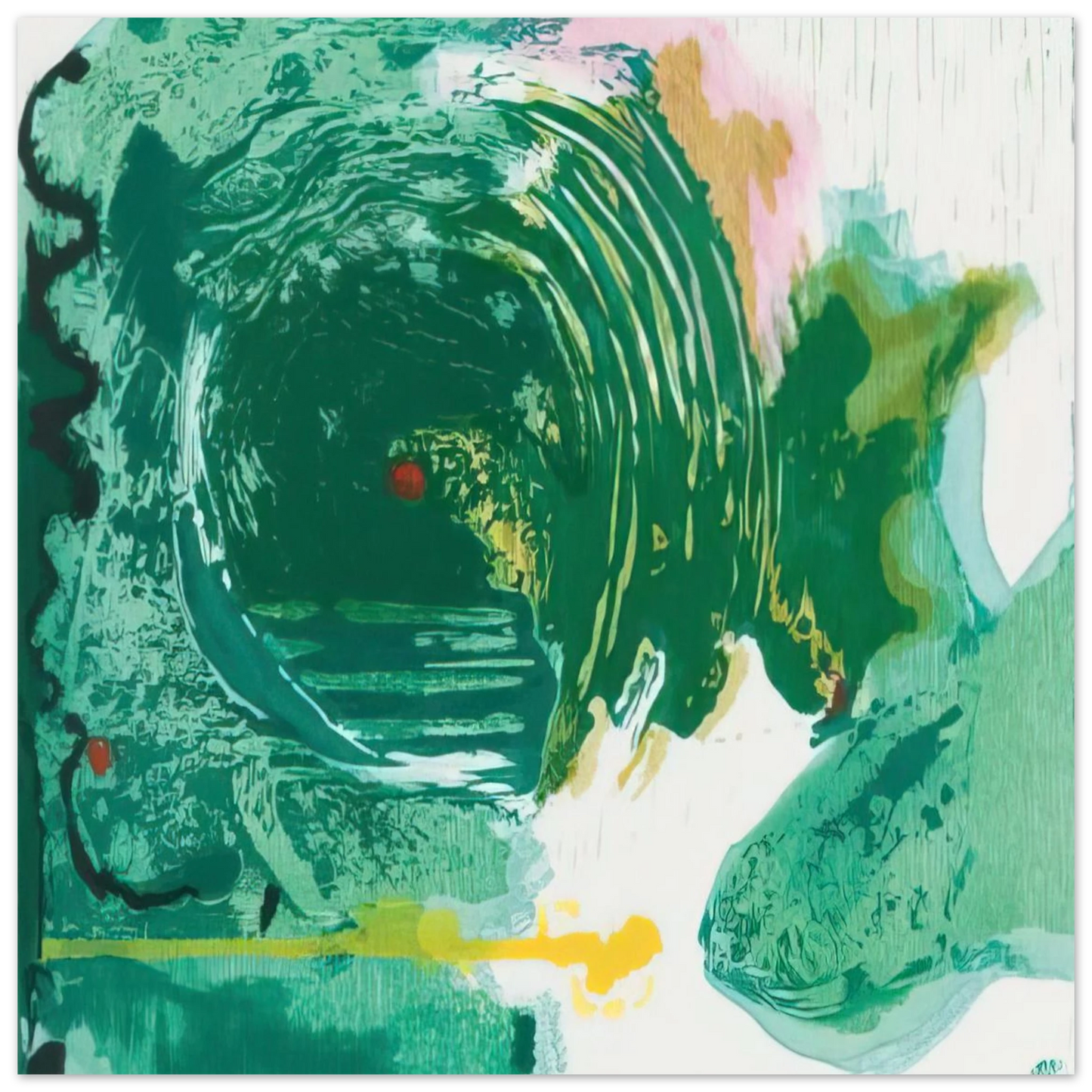Helen Frankenthaler - Radius - 1993 Wall art - A0 (84.1 x 118.9  cm) - Fine Art Poster-canvas - -
