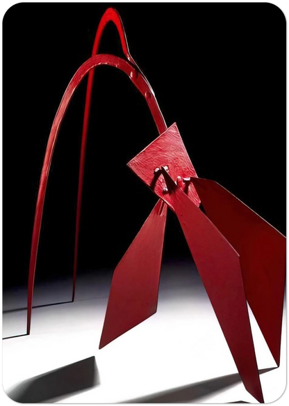 MAQUETTE FOR FLAMINGO 1972 By Alexander Calder Pack of 10 Post Cards | Alexander Calder Post Cards | A6 (10.5 x 14.8 cm) - 4.1 x 5.8 inches