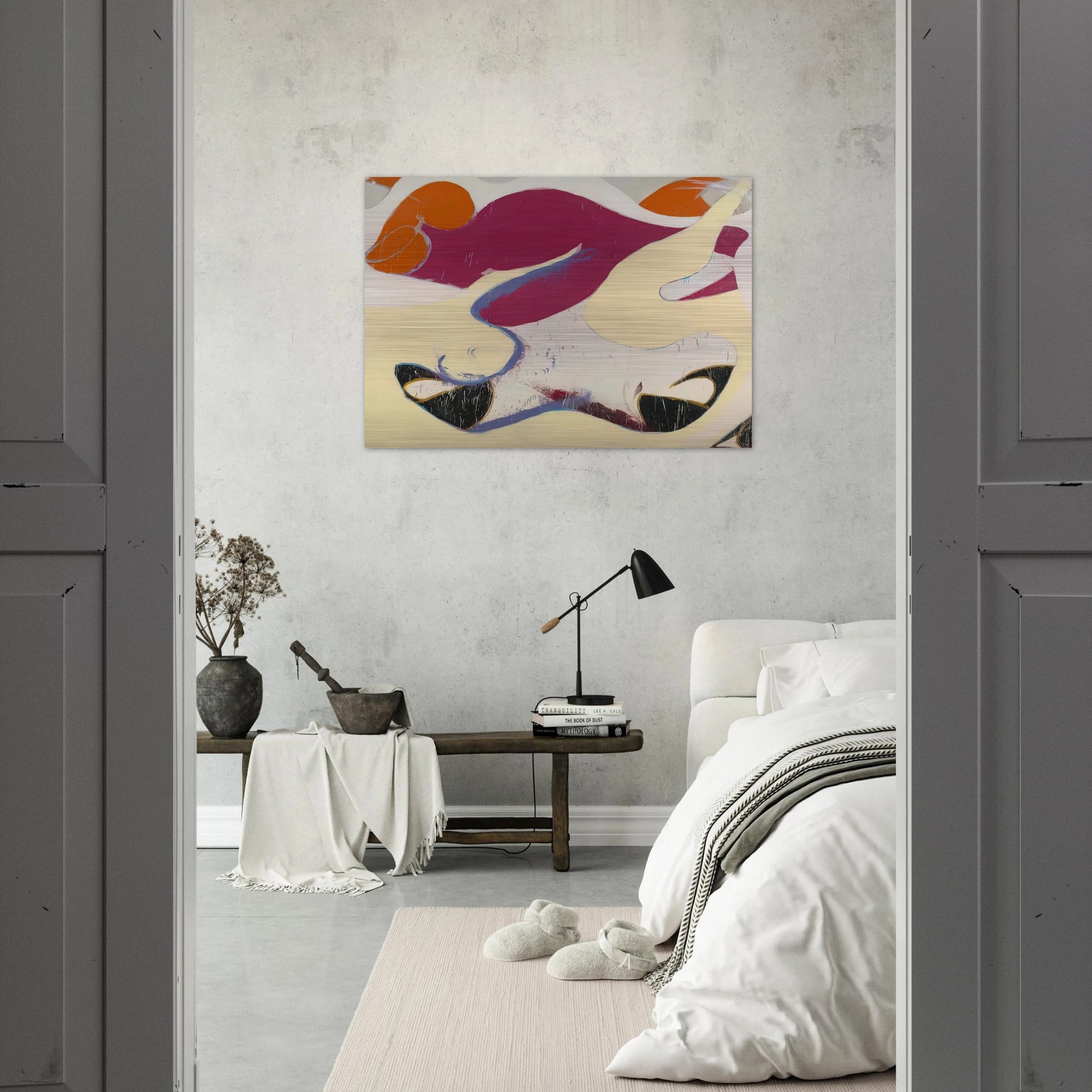 Dido - 1973 - Norman Bluhm Brushed Aluminum Print - 70x100 cm / 28x40 inches | Norman Bluhm Aluminum Print | Norman Bluhm Prints