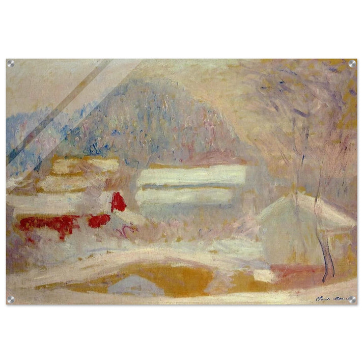 Norwegian Landscape, Sandviken - claude monet Acrylic Print - 70x100 cm / 28x40″ inches
