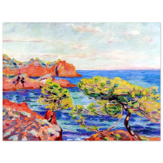Armand Guillaumin - Le Trayas - 1907  75x100 cm / 30x40inches Fine Art Poster