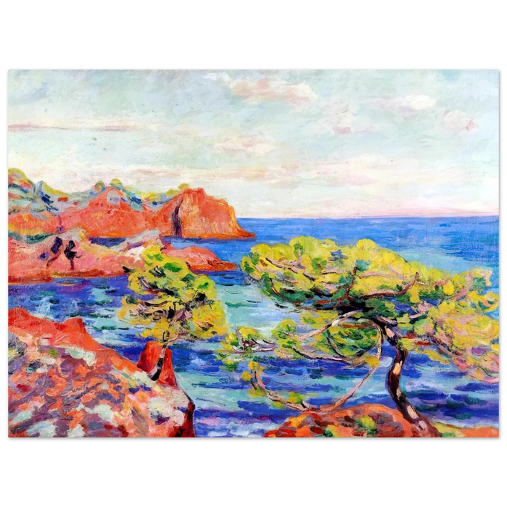 Armand Guillaumin - Le Trayas - 1907  75x100 cm / 30x40inches Fine Art Poster