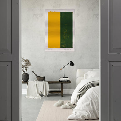 Canto X - Barnett Newman Brushed Aluminum Print - 70x100 cm / 28x40 inches | Barnett Newman Aluminum Print | Barnett Newman Prints