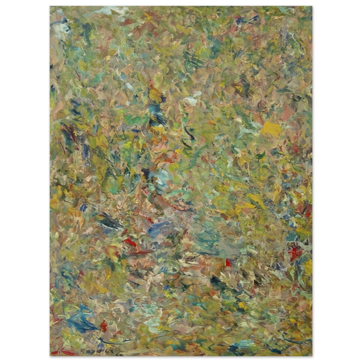 Milton Resnick - UNTITLED 1960 1  75x100 cm / 30x40inches Fine Art Poster