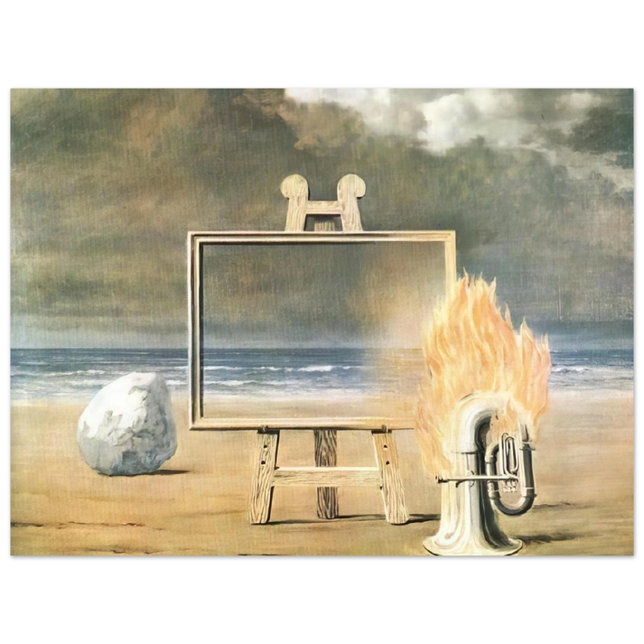 Rene Magritte - THE FAIR CAPTIVE 1947  75x100 cm / 30x40inches Fine Art Poster