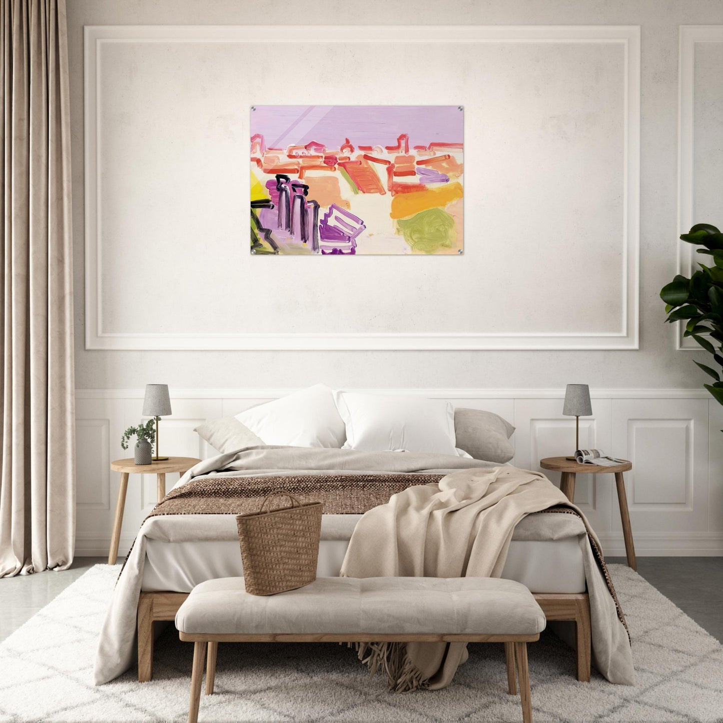 Untitled - Fauvism - Charles Lapicque Acrylic Print - 70x100 cm / 28x40″ inches