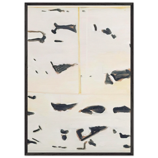 Presto - 2003 N1 - Ralston Crawford 70x100 cm / 28x40 inches Framed Art Print – Black Wooden Frame