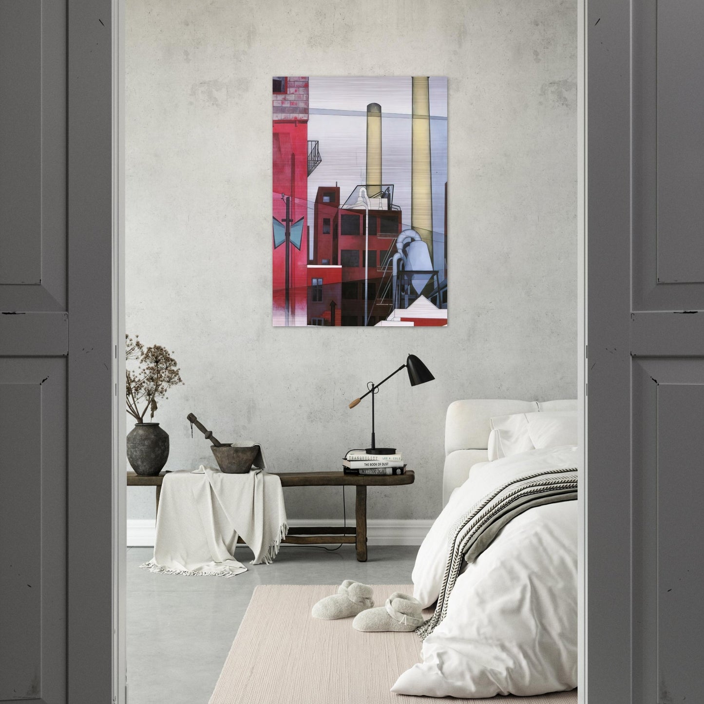After All - 1933 - Charles Demuth Brushed Aluminum Print - 70x100 cm / 28x40 inches | Charles Demuth Aluminum Print | Charles Demuth Prints