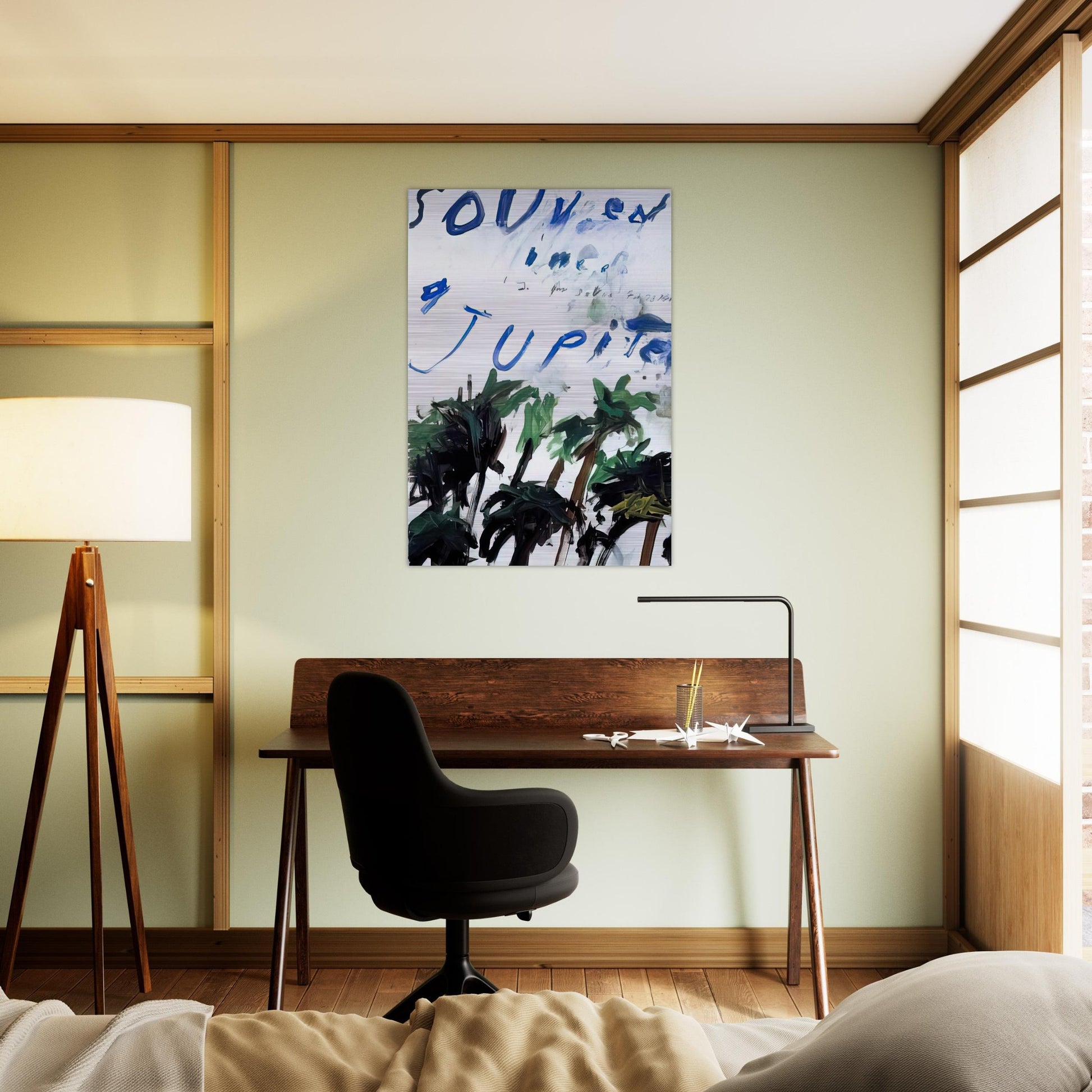 Souvenir - Cy Twombly Brushed Aluminum Print - 70x100 cm / 28x40 inches | Cy Twombly Aluminum Print | Cy Twombly Prints