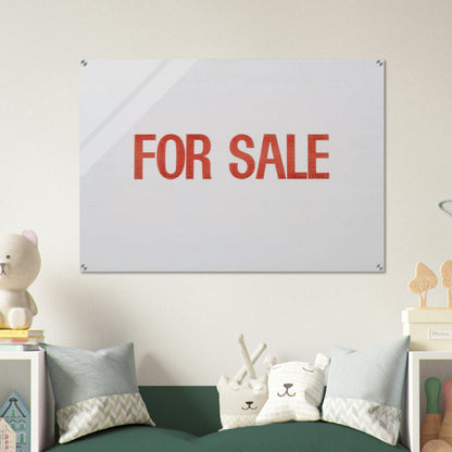For Sale - 1962 - Billy Apple Acrylic Print - 70x100 cm / 28x40″ inches