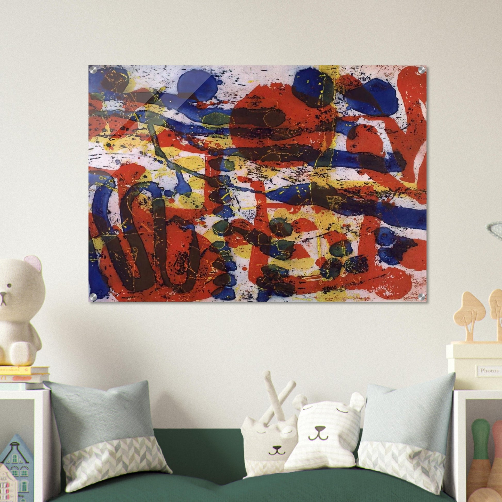 Untitled From The Brushwork Series - 1999 - Patrick Heron Acrylic Print - 70x100 cm / 28x40″ inches | Patrick Heron Wall Art | Patrick Heron Prints
