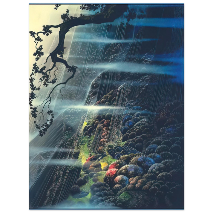 Eyvind Earle - Evening Magic  75x100 cm / 30x40inches Fine Art Poster