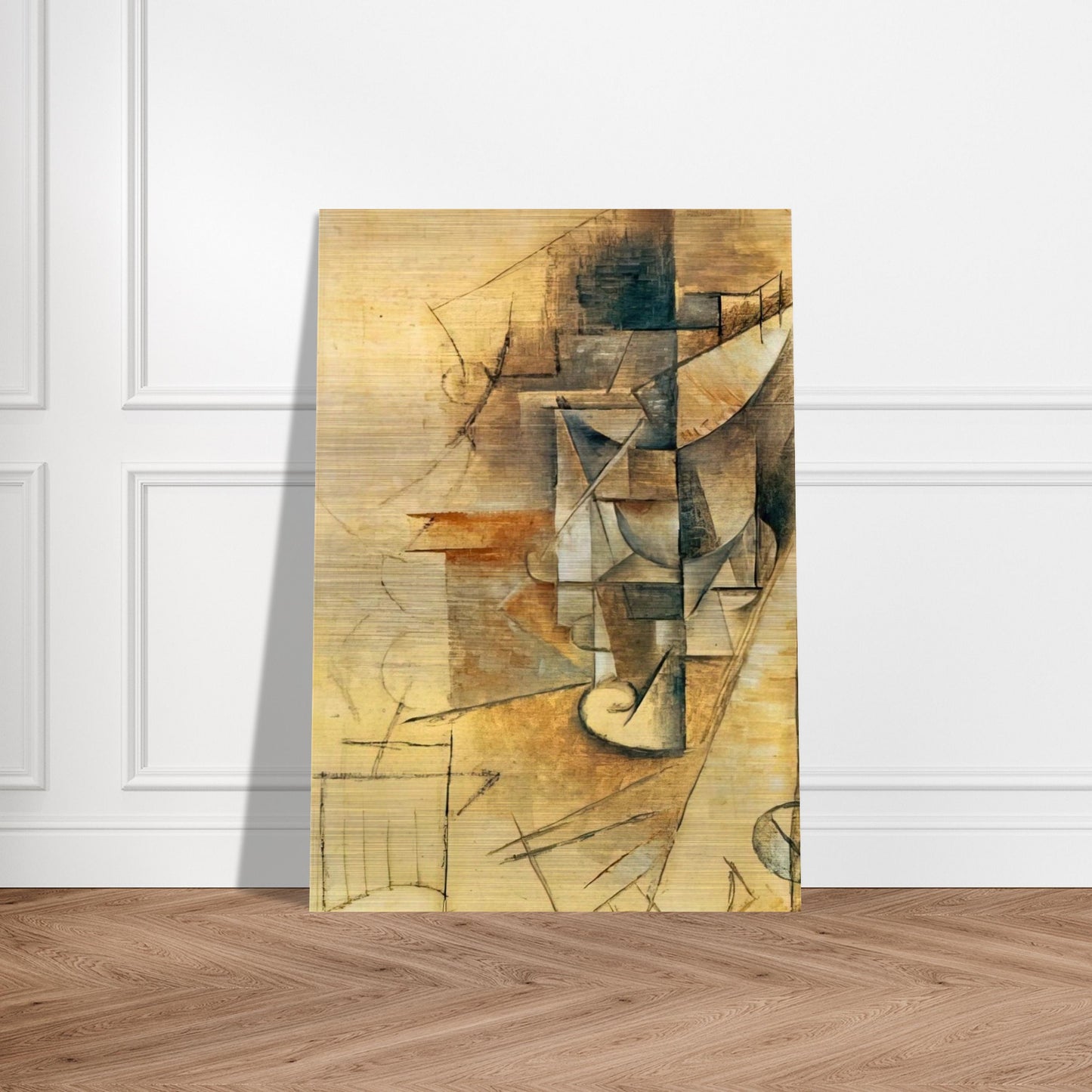 A glass - Pablo Picasso Brushed Aluminum Print - 70x100 cm / 28x40 inches | Pablo Picasso Aluminum Print | Pablo Picasso Prints