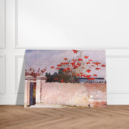 A WALL NASSAU - Winslow Homer Brushed Aluminum Print - 70x100 cm / 28x40 inches | Winslow Homer Aluminum Print | Winslow Homer Prints