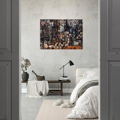 Danse - Tachisme - Maria Helena Vieira da Silva Brushed Aluminum Print - 70x100 cm / 28x40 inches | Maria Helena Vieira da Silva Aluminum Print | Maria Helena Vieira da Silva Prints