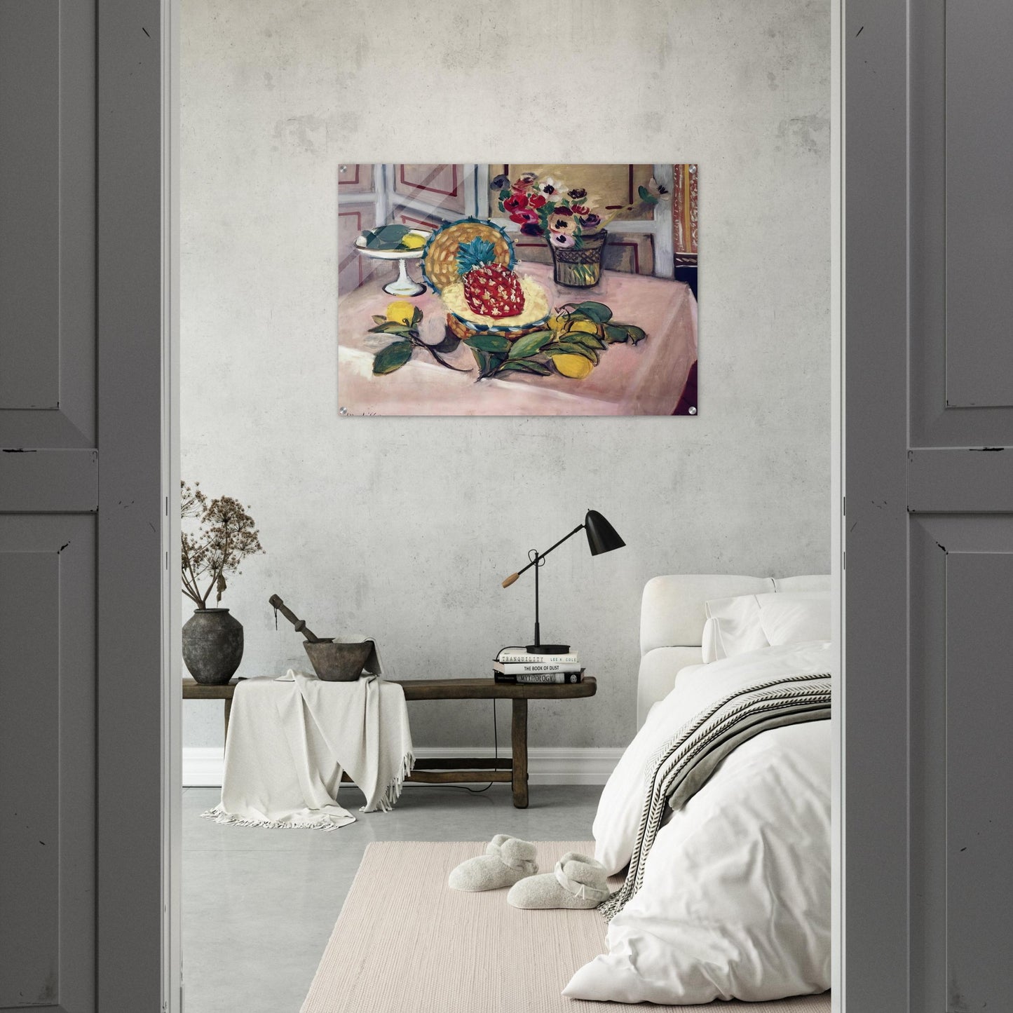 STILL LIFE WITH PINEAPPLES 1 - Henri Matisse Acrylic Print - 70x100 cm / 28x40″ inches