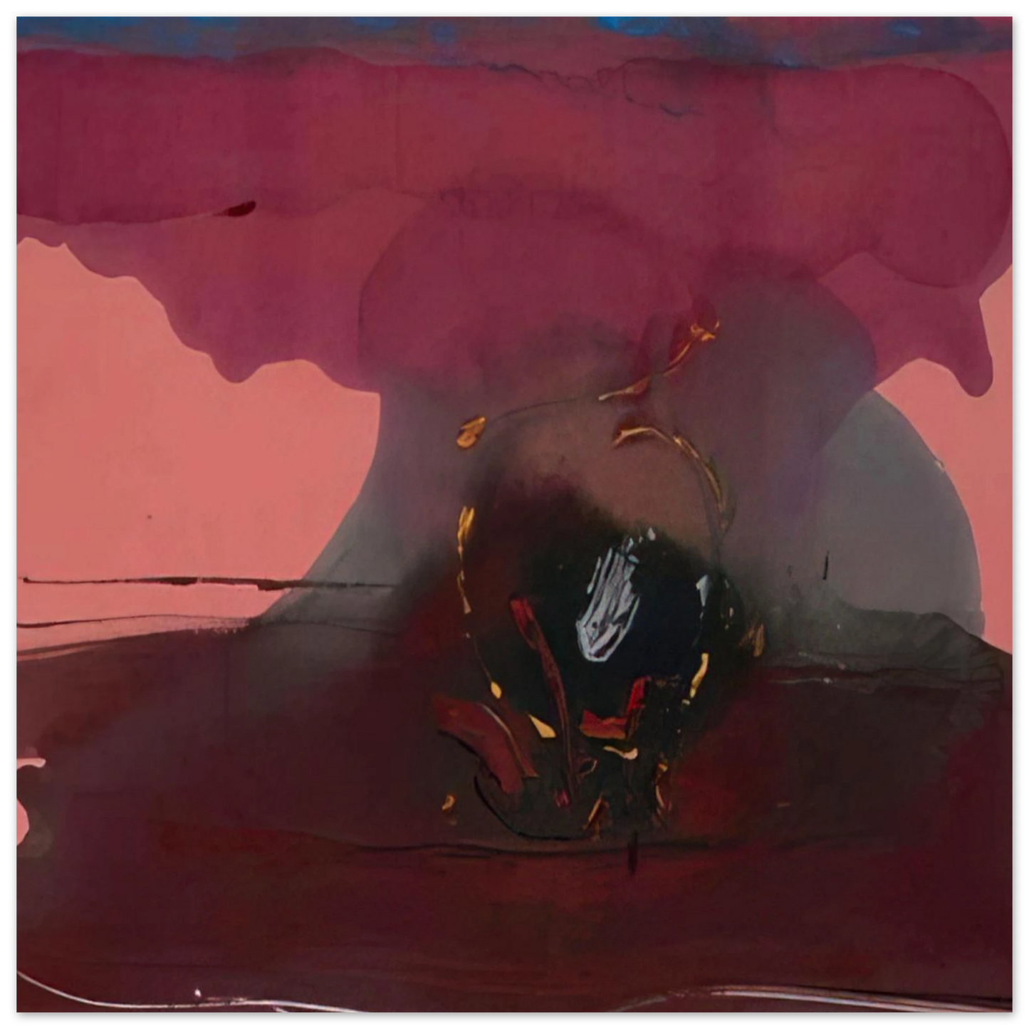 Helen Frankenthaler - Harbinger - 1986 Wall art - 25x60 cm / 10x24 inches - Fine Art Poster-canvas - -