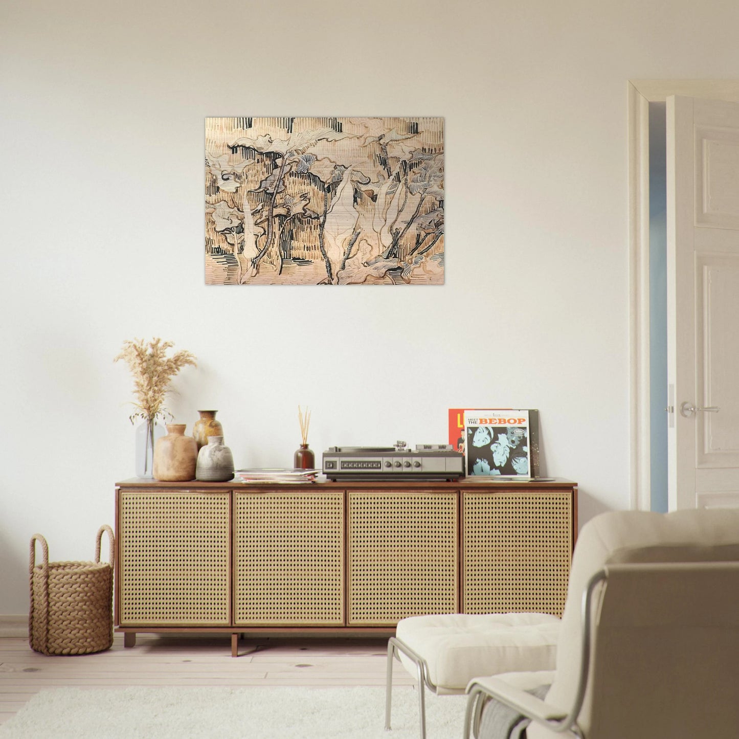 Arums - Vincent van Gogh Brushed Aluminum Print - 70x100 cm / 28x40 inches | Vincent van Gogh Aluminum Print | Vincent van Gogh Prints