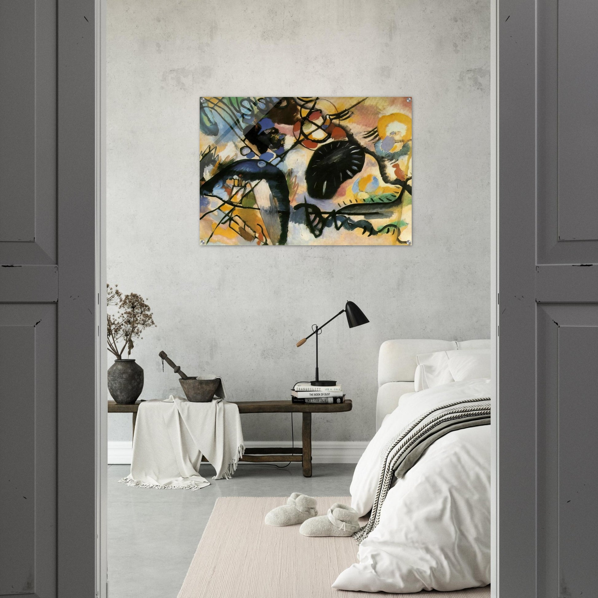 BLACK SPOT 1912 - Wassily Kandinsky Acrylic Print - 70x100 cm / 28x40″ inches
