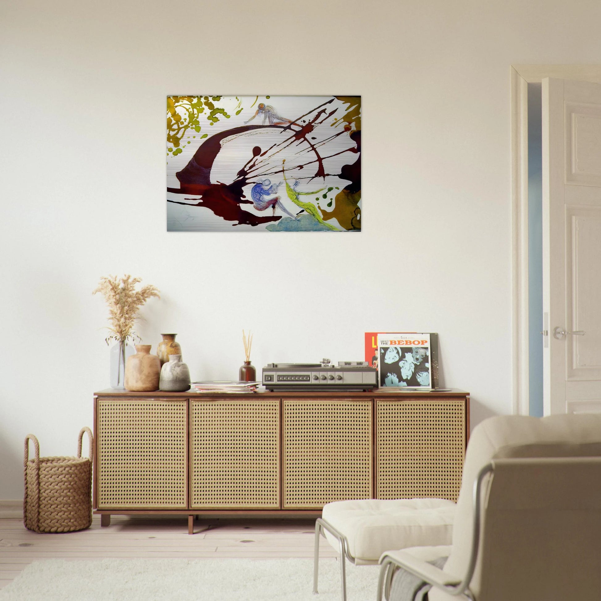 IN PRINCIPIODEUS CREAVIT 1964 - Salvador Dali Brushed Aluminum Print - 70x100 cm / 28x40 inches | Salvador Dali Aluminum Print | Salvador Dali Prints