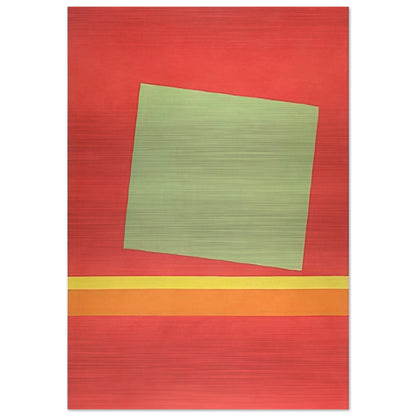 Homage to Milton Avery - Sun-Box III - 1969 - Theodoros Stamos Brushed Aluminum Print - 70x100 cm / 28x40 inches | Theodoros Stamos Aluminum Print | Theodoros Stamos Prints