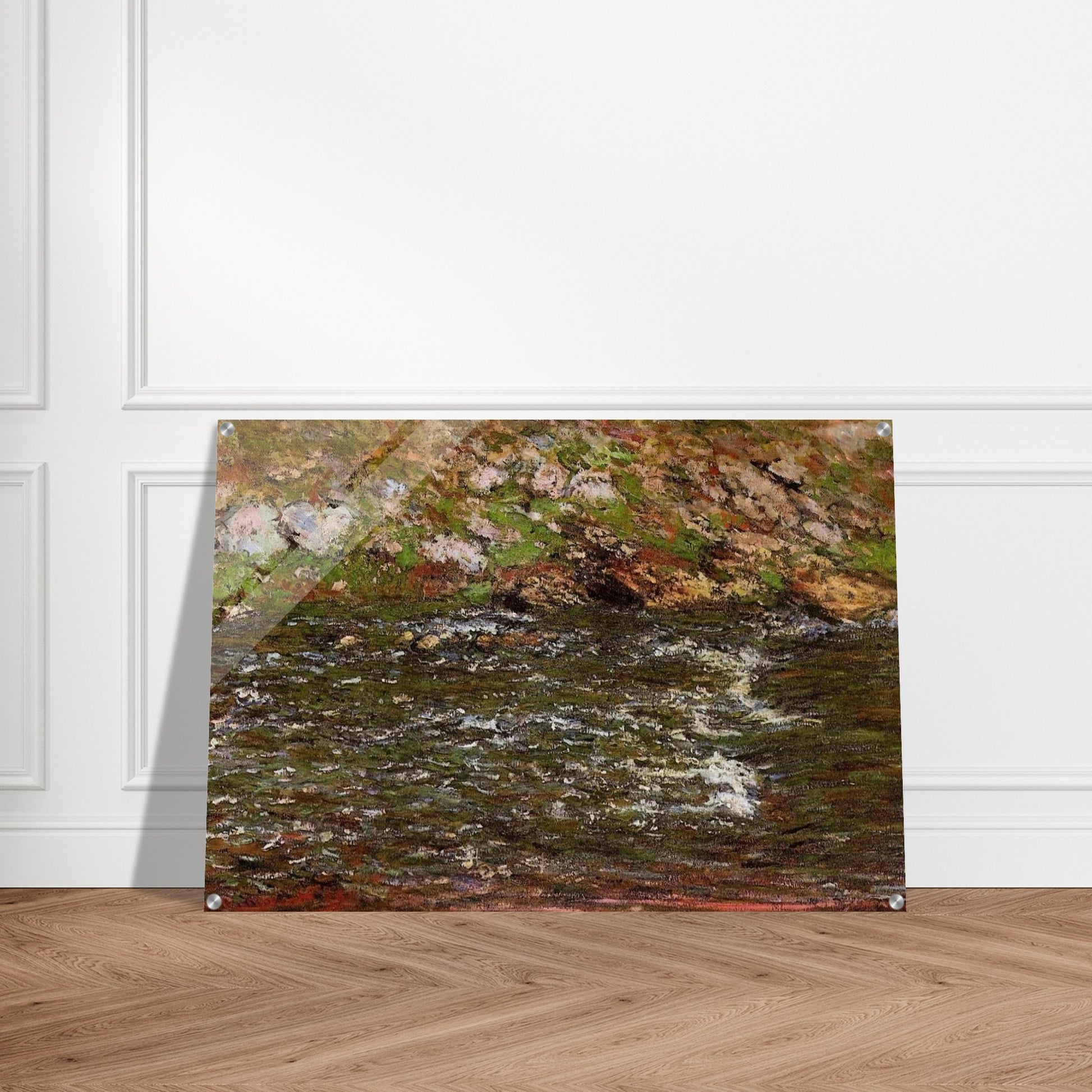 Torrent of the Petite Creuse at Fresselines - claude monet Acrylic Print - 70x100 cm / 28x40″ inches