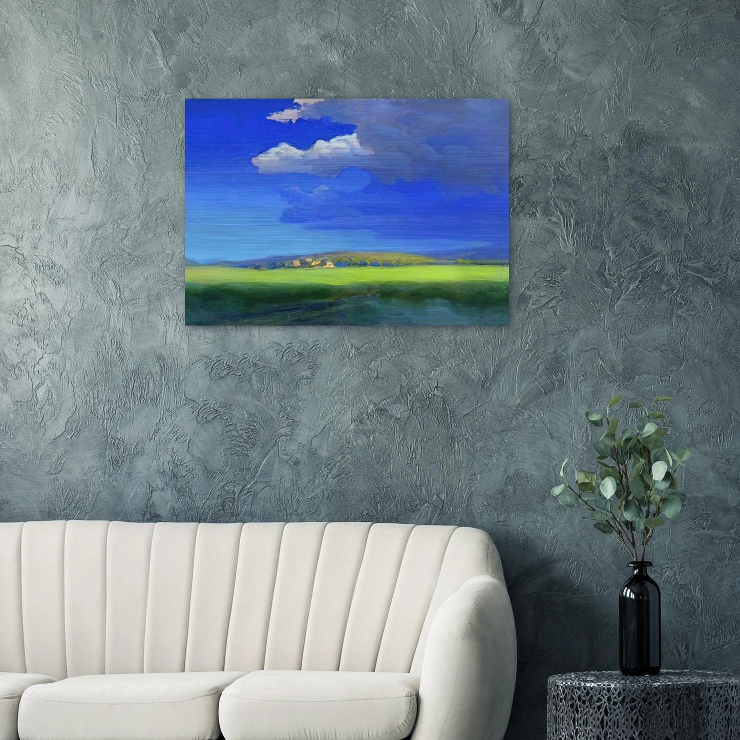 After the thunderstorm - Arkhyp Kuindzhi Brushed Aluminum Print - 70x100 cm / 28x40 inches | Arkhyp Kuindzhi Aluminum Print | Arkhyp Kuindzhi Prints