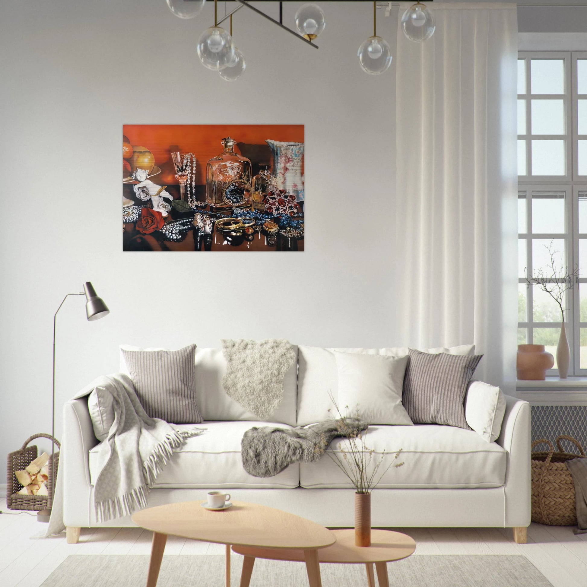 JOLIE MADAME 1973 - Audrey Flack Brushed Aluminum Print - 70x100 cm / 28x40 inches | Audrey Flack Aluminum Print | Audrey Flack Prints