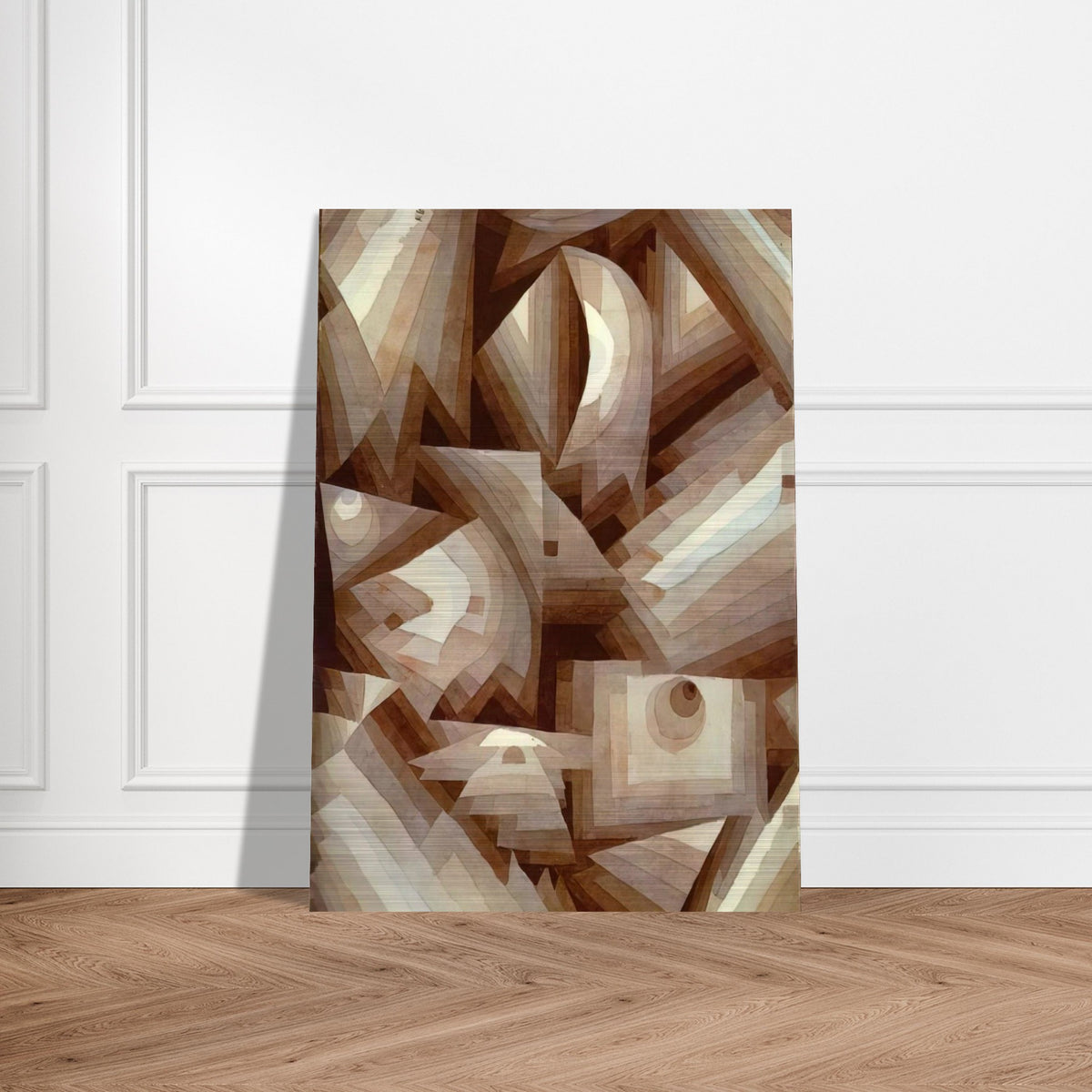 CRYSTAL 1921 - Paul Klee Brushed Aluminum Print - 70x100 cm / 28x40 inches | Paul Klee Aluminum Print | Paul Klee Prints